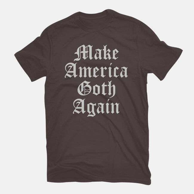 Make America Goth Again-womens basic tee-Thiago Correa