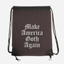 Make America Goth Again-none drawstring bag-Thiago Correa