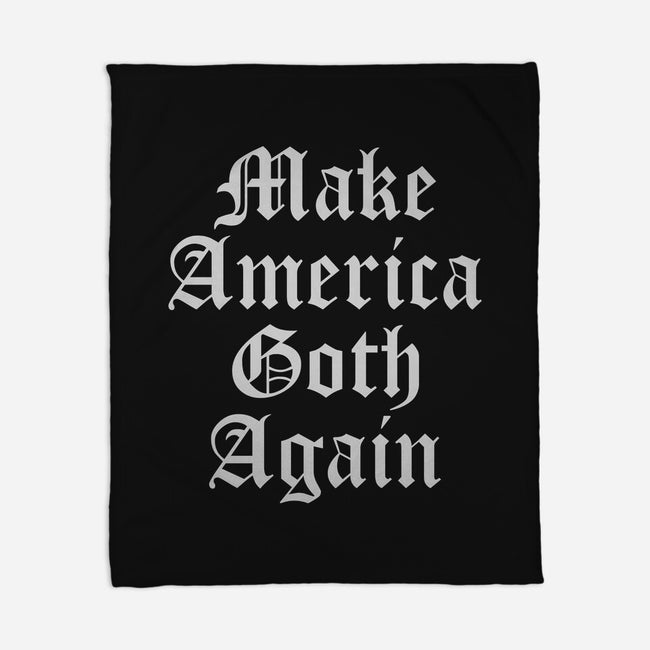 Make America Goth Again-none fleece blanket-Thiago Correa