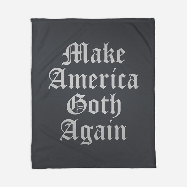 Make America Goth Again-none fleece blanket-Thiago Correa