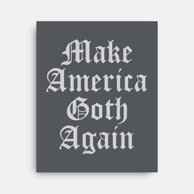 Make America Goth Again-none stretched canvas-Thiago Correa