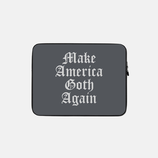 Make America Goth Again-none zippered laptop sleeve-Thiago Correa