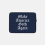 Make America Goth Again-none zippered laptop sleeve-Thiago Correa