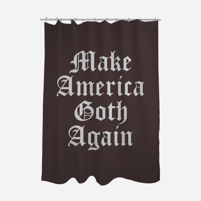 Make America Goth Again-none polyester shower curtain-Thiago Correa
