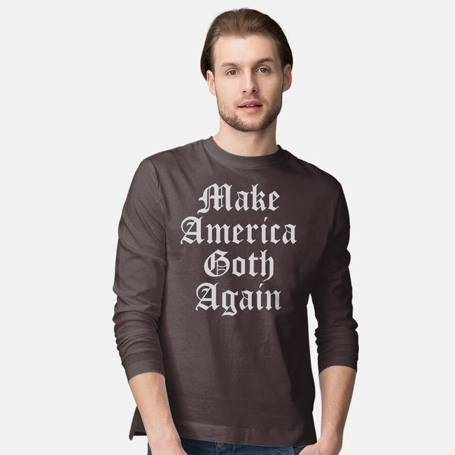 Make America Goth Again-mens long sleeved tee-Thiago Correa