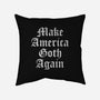 Make America Goth Again-none non-removable cover w insert throw pillow-Thiago Correa