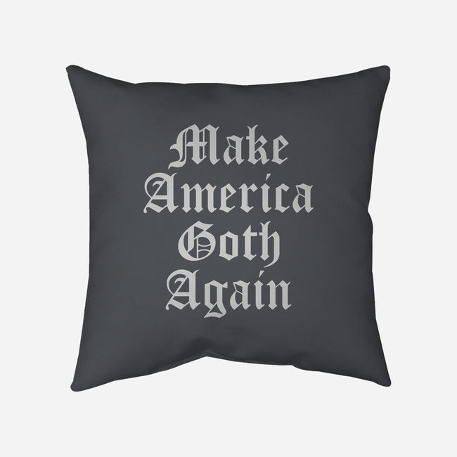 Make America Goth Again-none non-removable cover w insert throw pillow-Thiago Correa