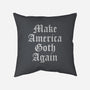 Make America Goth Again-none non-removable cover w insert throw pillow-Thiago Correa
