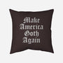 Make America Goth Again-none non-removable cover w insert throw pillow-Thiago Correa