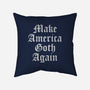 Make America Goth Again-none non-removable cover w insert throw pillow-Thiago Correa