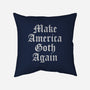 Make America Goth Again-none removable cover throw pillow-Thiago Correa