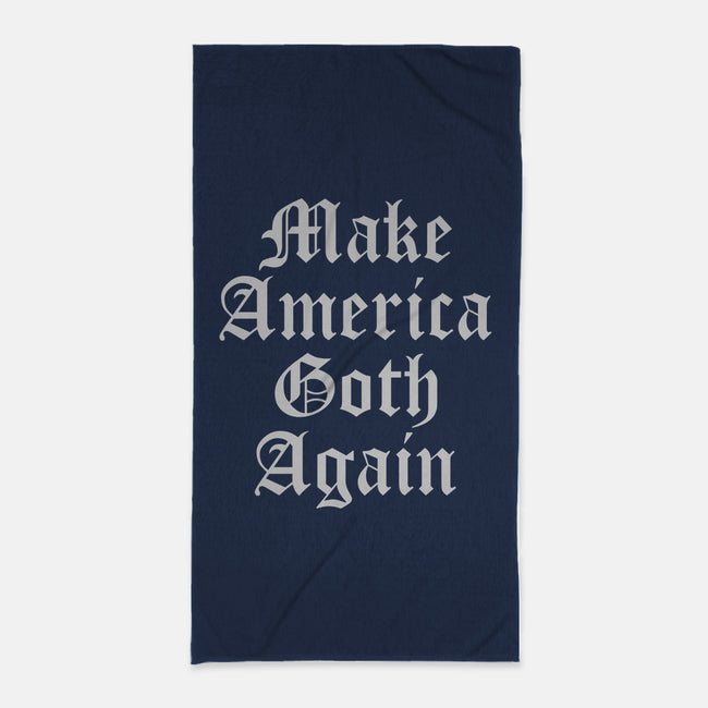 Make America Goth Again-none beach towel-Thiago Correa