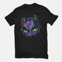 Colorful Midnight-unisex basic tee-glitchygorilla