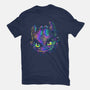 Colorful Midnight-unisex basic tee-glitchygorilla