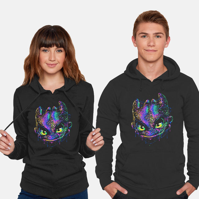 Colorful Midnight-unisex pullover sweatshirt-glitchygorilla