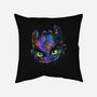 Colorful Midnight-none non-removable cover w insert throw pillow-glitchygorilla
