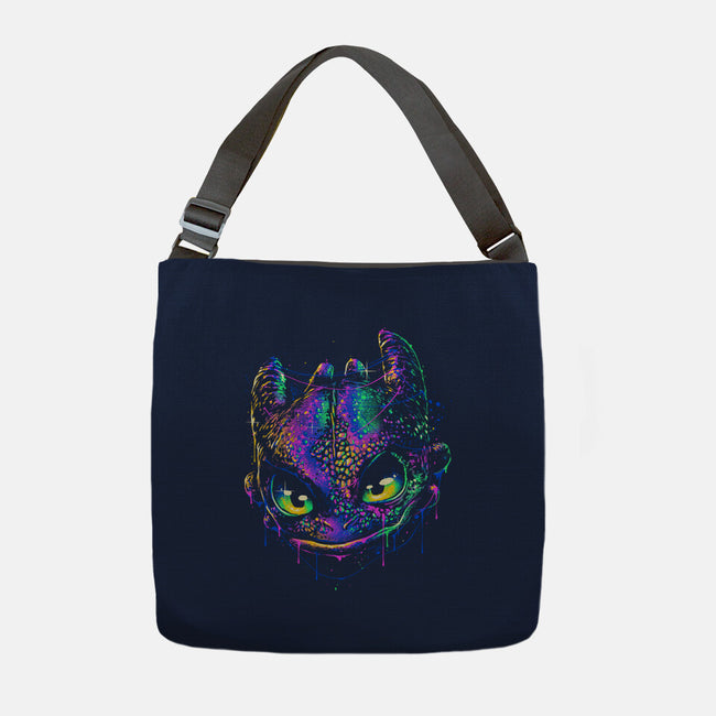 Colorful Midnight-none adjustable tote-glitchygorilla