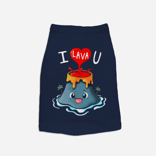 I Lava You-dog basic pet tank-Vallina84