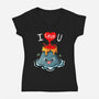I Lava You-womens v-neck tee-Vallina84