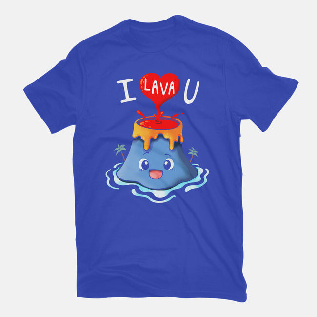 I Lava You-womens fitted tee-Vallina84