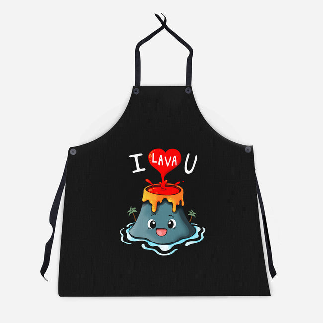 I Lava You-unisex kitchen apron-Vallina84