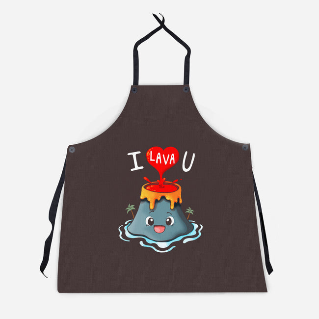 I Lava You-unisex kitchen apron-Vallina84