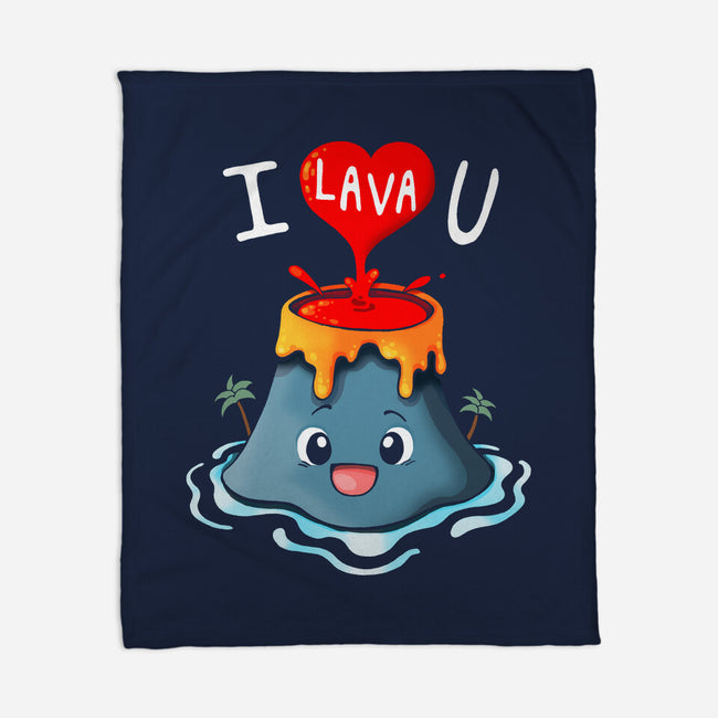 I Lava You-none fleece blanket-Vallina84