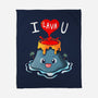 I Lava You-none fleece blanket-Vallina84