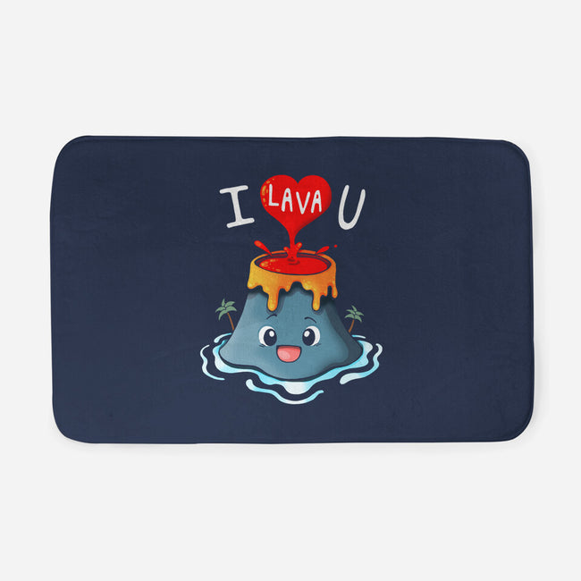 I Lava You-none memory foam bath mat-Vallina84