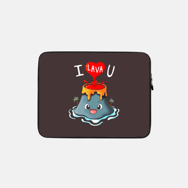 I Lava You-none zippered laptop sleeve-Vallina84