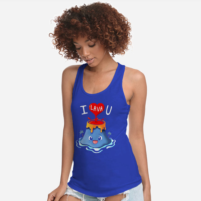 I Lava You-womens racerback tank-Vallina84