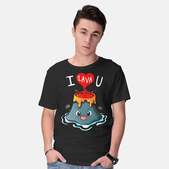 I Lava You-mens basic tee-Vallina84