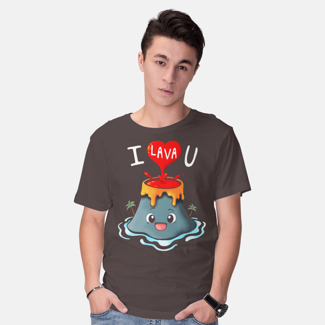 I Lava You-mens basic tee-Vallina84