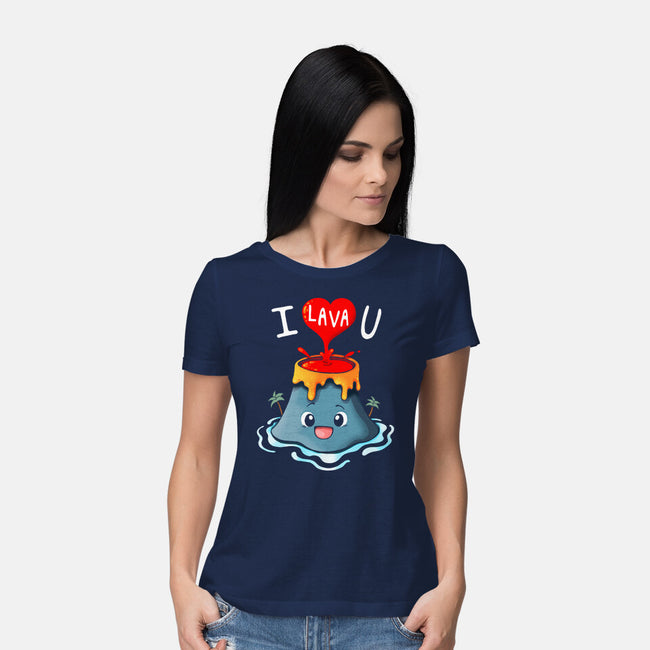 I Lava You-womens basic tee-Vallina84