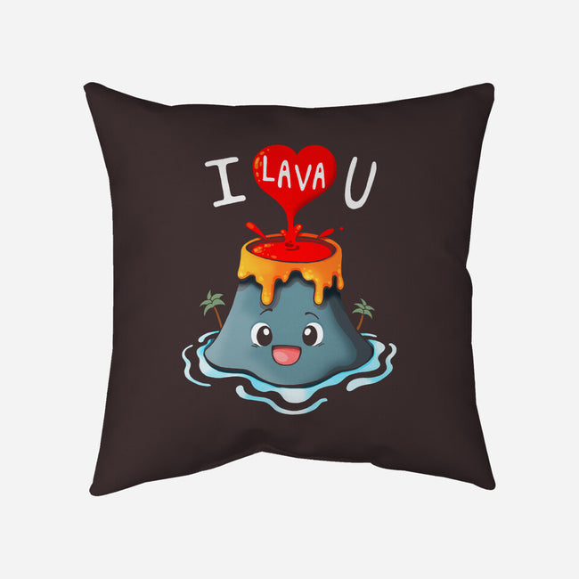 I Lava You-none removable cover w insert throw pillow-Vallina84