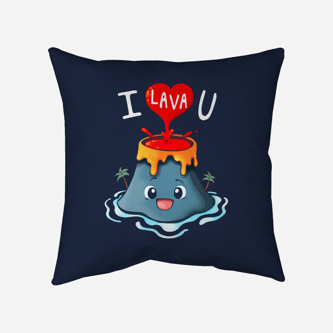 I Lava You-none removable cover w insert throw pillow-Vallina84