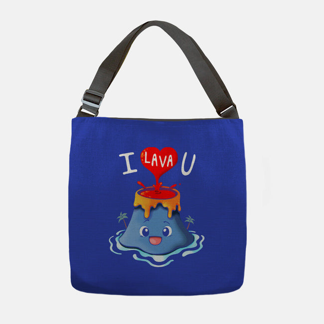 I Lava You-none adjustable tote-Vallina84