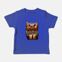 Cat on Titan-baby basic tee-pujartwork