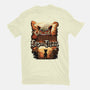 Cat on Titan-mens premium tee-pujartwork