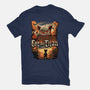 Cat on Titan-mens premium tee-pujartwork