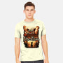 Cat on Titan-mens heavyweight tee-pujartwork