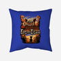 Cat on Titan-none removable cover w insert throw pillow-pujartwork