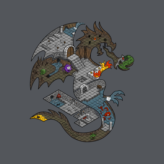 Dungeons in Dragons-womens v-neck tee-Paul Simic