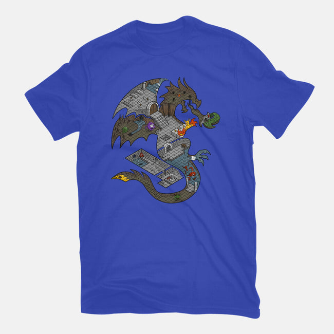 Dungeons in Dragons-unisex basic tee-Paul Simic