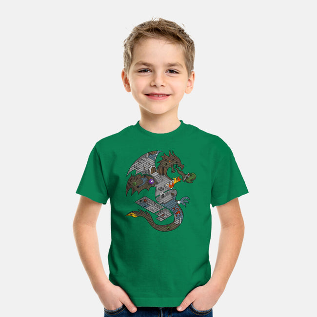 Dungeons in Dragons-youth basic tee-Paul Simic