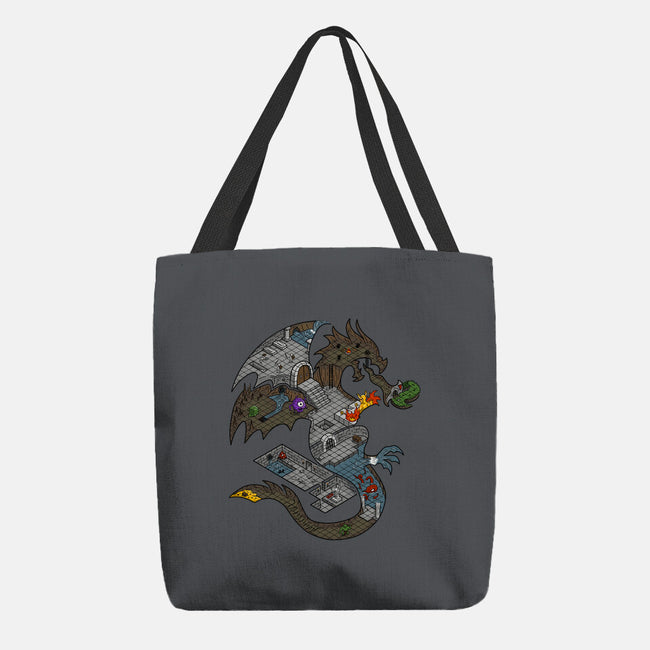 Dungeons in Dragons-none basic tote-Paul Simic
