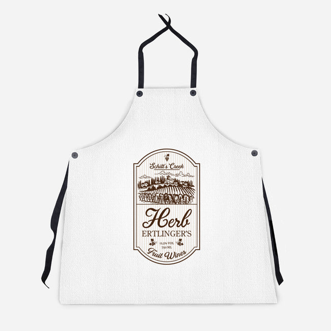 Herb's Fruit Wines-unisex kitchen apron-CoD Designs
