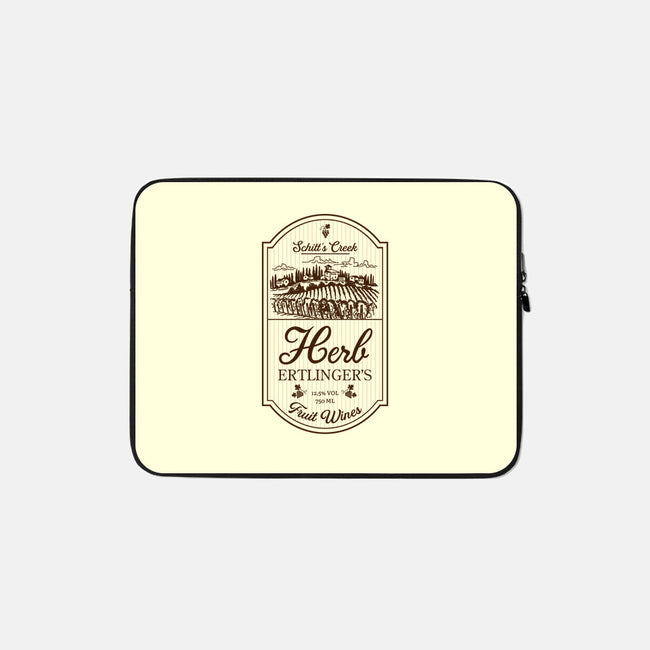 Herb's Fruit Wines-none zippered laptop sleeve-CoD Designs