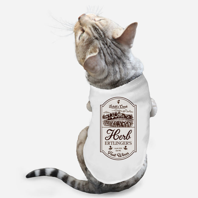 Herb's Fruit Wines-cat basic pet tank-CoD Designs