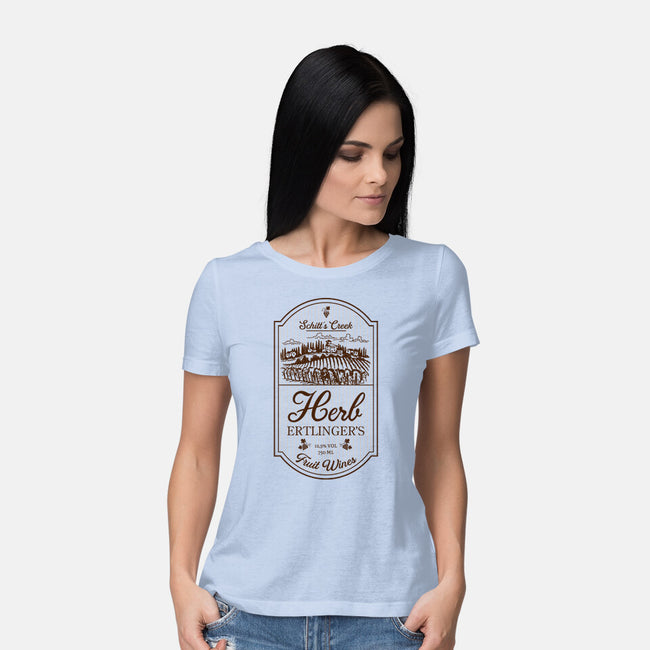 Herb's Fruit Wines-womens basic tee-CoD Designs